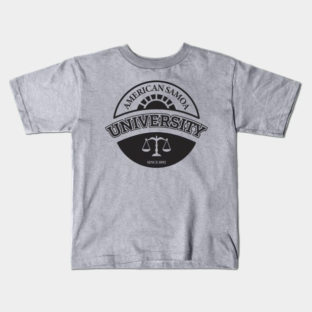 University Of American Samoa Law School Kids T-Shirt by Dotty42